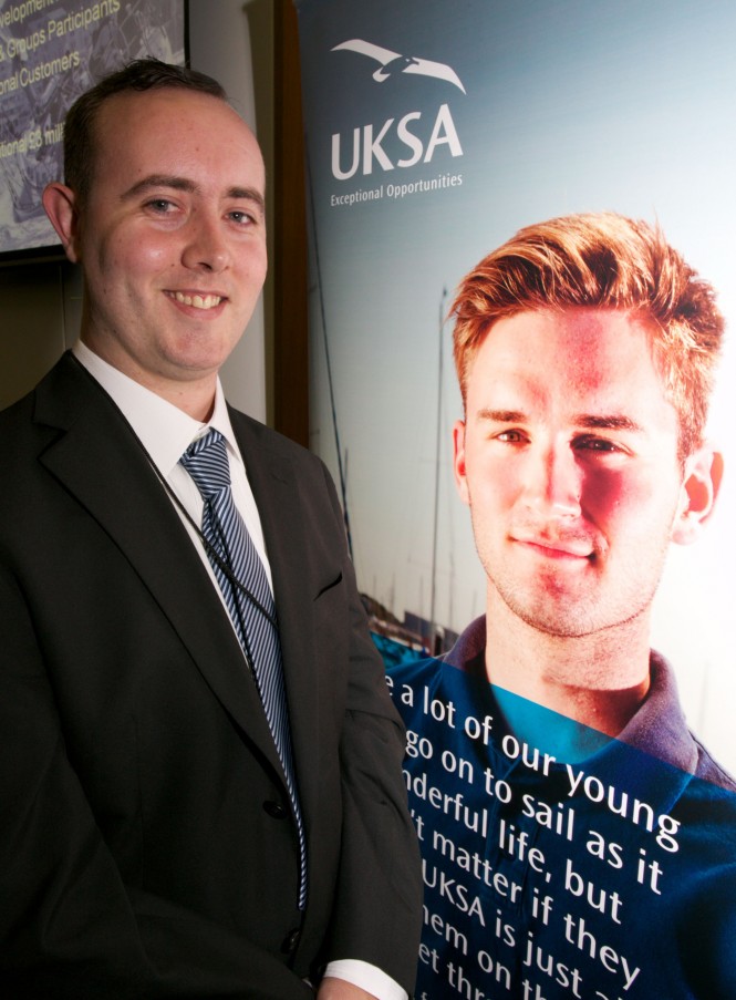 New UKSA Superyacht Crew Training recruit Brendan Kearley 