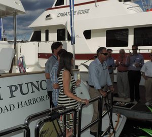 Ft. Lauderdale Boat Show Christening of 86' Outer Reef Yacht TI PUNCH