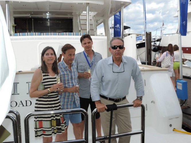 Christening party for owners of Ti Punch Yacht