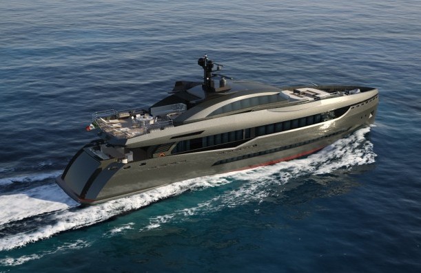 Columbus Sport Hybrid 40m Yacht equipped with CMC Marine's stabilizing system
