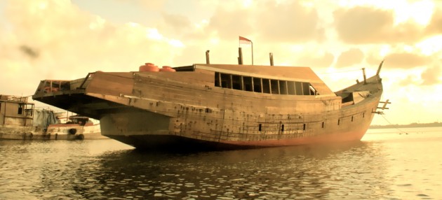 Dragoon 130 during her refurbishment