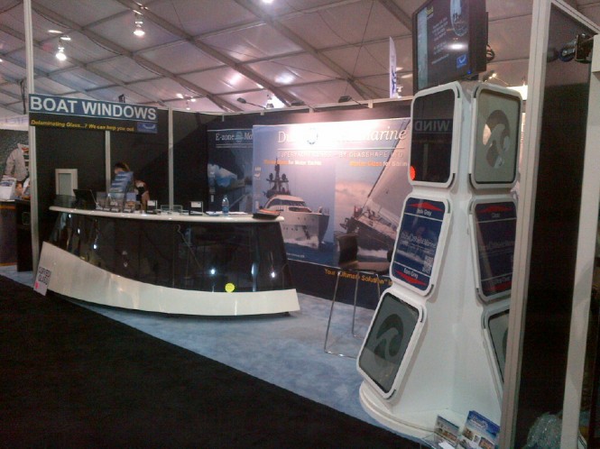 Glasshape booth at FLIBS