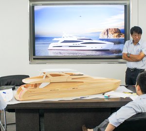 Horizon motor yacht RP102 RPH transitions from design phase into mold stage 