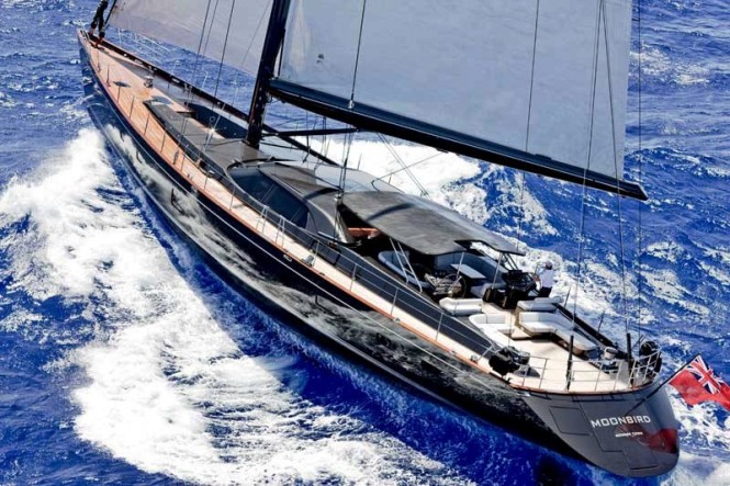 Luxury charter yacht Moonbird to feature a full set of new Stratis ICE sails