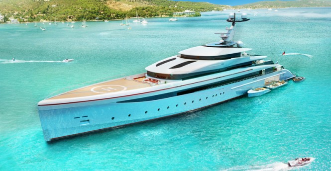 Luxury motor yacht E-MOTION design