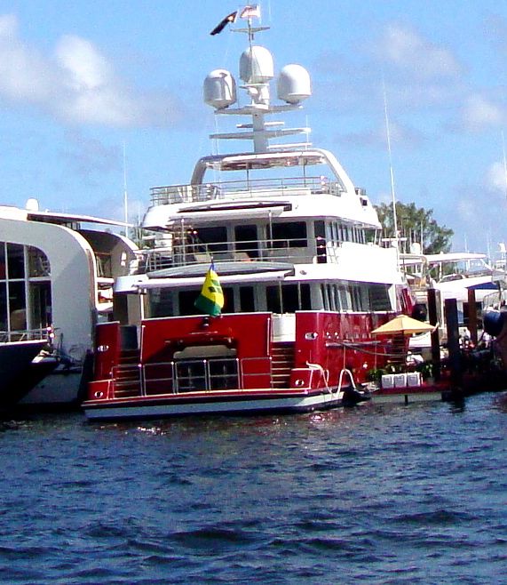 Luxury motor yacht Mazu on display at FLIBS 2013