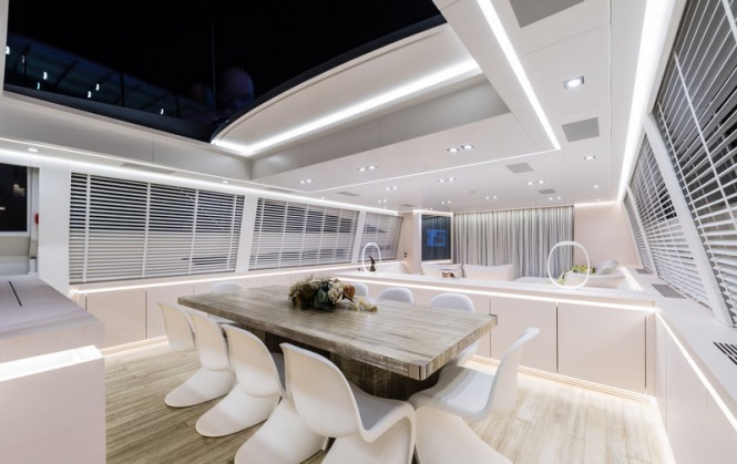 Luxury yacht Ecrider - Dining