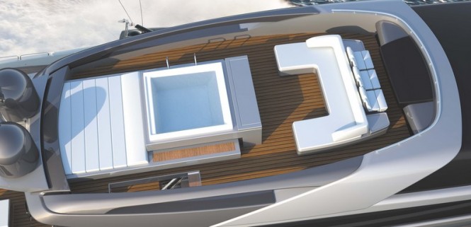 Luxury yacht Mythos - Flybridge