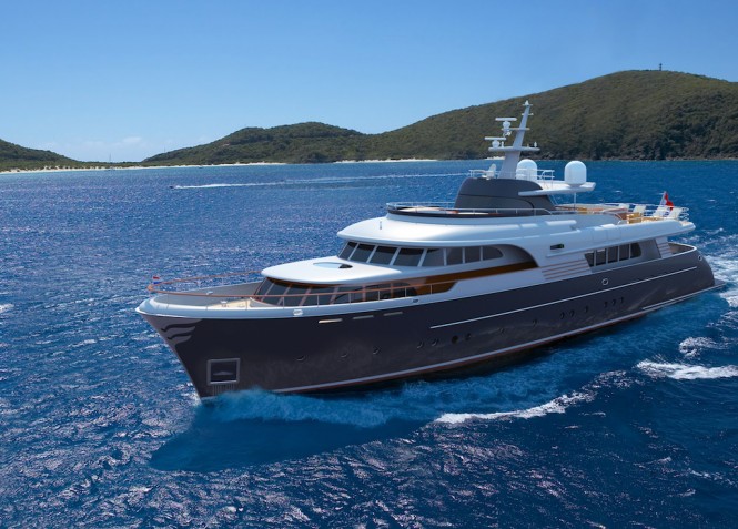 Luxury yacht concept STREAMLINER by Guide de Groot