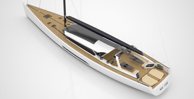 MV 100 Yacht Concept - upview