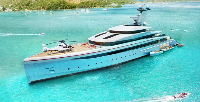 Mega yacht E-MOTION concept Mega yacht E-MOTION concept