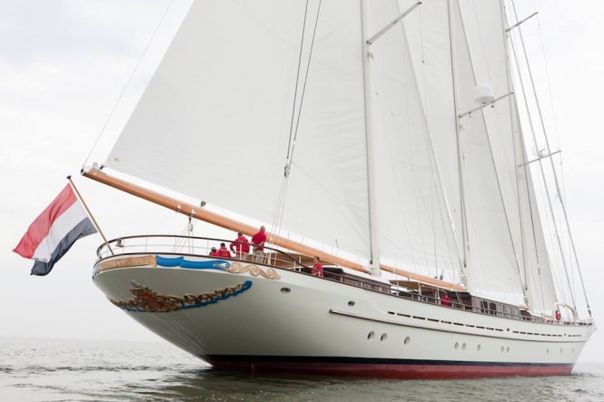 Mikhail S. Vorontsov Yacht - aft view