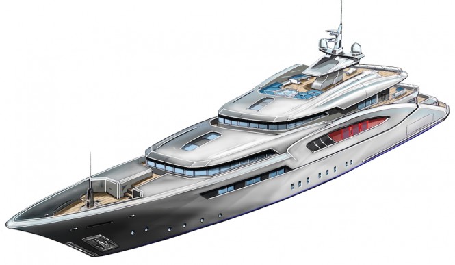 Moore Yacht Design 70m motor yacht concept