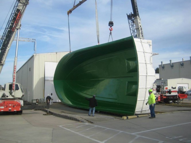 Motor yacht GT70 mold