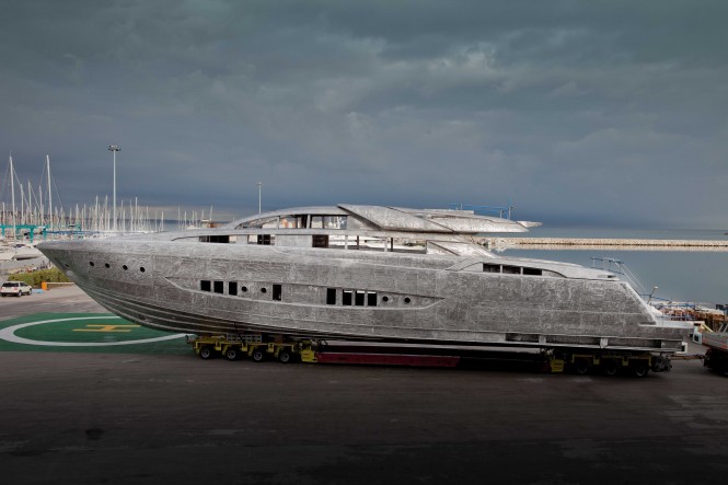 RIVA 122 MYTHOS SUPERYACHT in April 2013