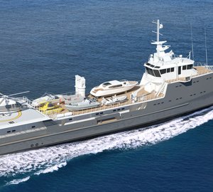 Damen launch second Sea Axe 6711 Fast Yacht Support vessel