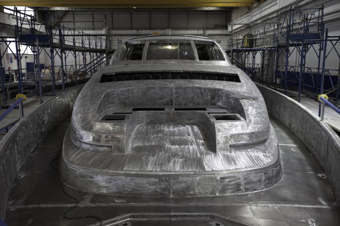 Riva 122 yacht Mythos - WIP - Work In Progress