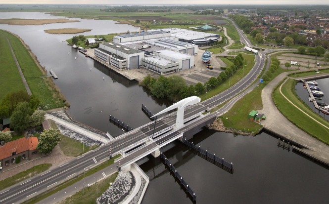 Royal Huisman shipyard - Photo by Cloudshots