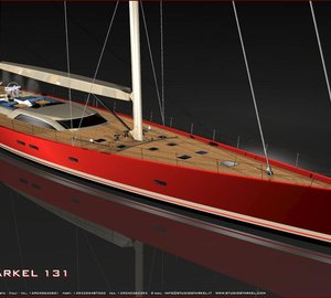 Sailing yacht Starkel 131 concept by Fifth Ocean Yachts and Starkel Studio