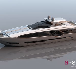 Luxury motor yacht Project 1935 designed by Francesco Struglia from A-Sign Studio
