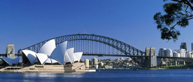 The popular Australian yacht charter destination - Sydney