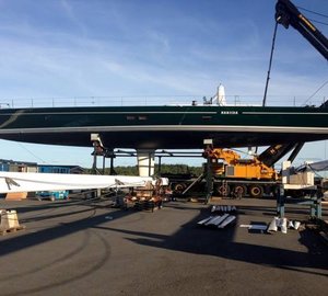 Major refit for Wally sailing yacht NARIIDA at Baltic Yachts