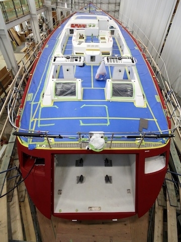 Works on Red Sky Yacht