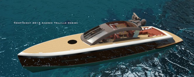 25m Wooden Luxury Yacht Concept by Andrew Trujillo