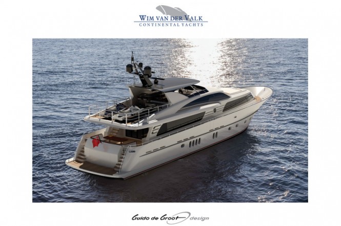 30m Continental III 30.00 RPH Yacht - aft  view