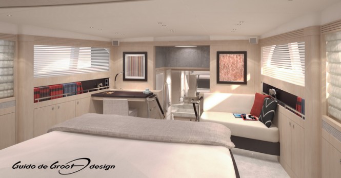 30m luxury yacht Continental III RPH - Cabin