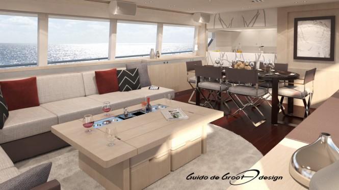 30m superyacht Continental III RPH - Interior