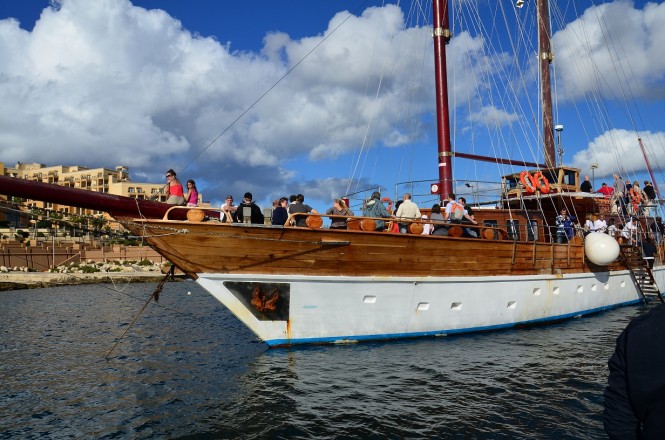 A boat tour of the harbor of Valletta