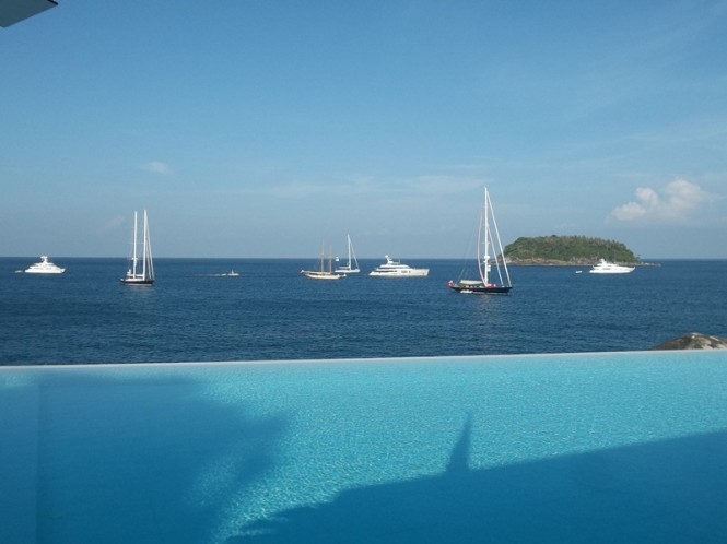 ASR 2013 - Kata Bay from Kata Rocks Resort - Photo Credit & Property of Asia Superyacht Rendezvous