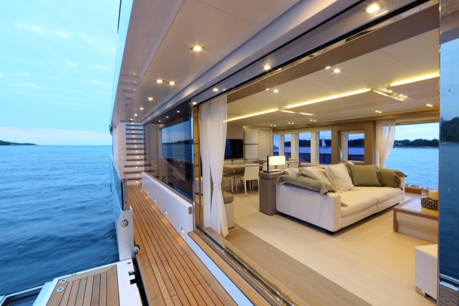Aboard 40s Hybrid superyacht