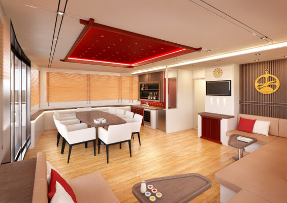 Aboard Heliotrope 80 Yacht