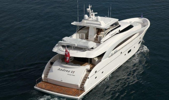 Andrea VI Yacht - aft view
