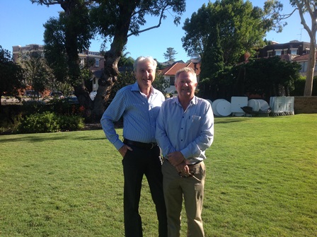 Barry Jenkins - Chairman Superyacht Australia with Murray Owen SA Committee Representative on the AIMEX Board