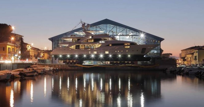 Benetti superyacht Soy Amor (BY003) at launch