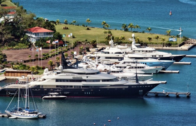 C&N's Port Louis Marina in the popular Caribbean yacht charter destination - Grenada