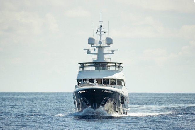 Cary Ali superyacht - front view