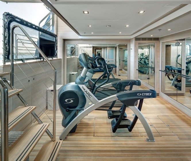 CaryAli superyacht - Gym