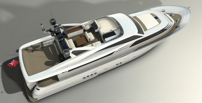 Continental III 25.00 RPH Yacht from above Continental III 25.00 RPH Yacht from above