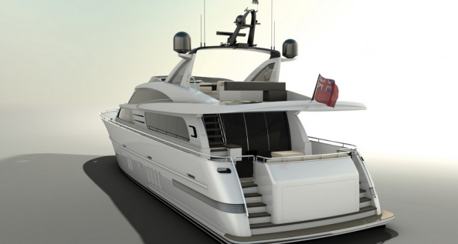 Continental III 25.00 RPH superyacht - aft view