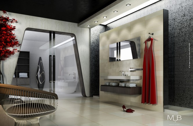 Crescendo Yacht Concept - Owners Bathroom