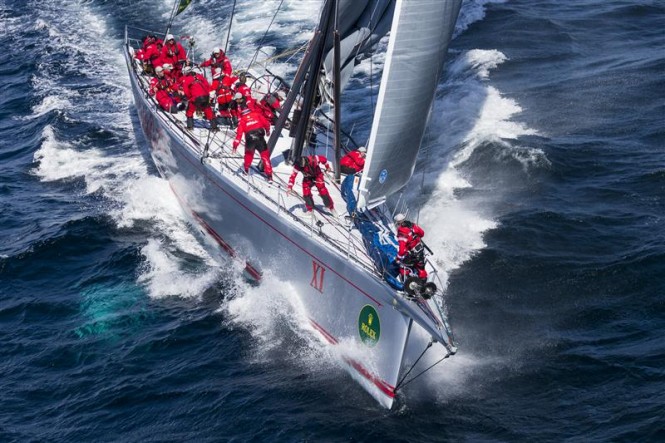 DSS foil powered 100ft superyacht Wild Oats XI - Photo credit to Rolex Carlo Borlenghi