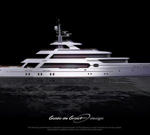 Latest 50m motor yacht concept by Guido de Groot