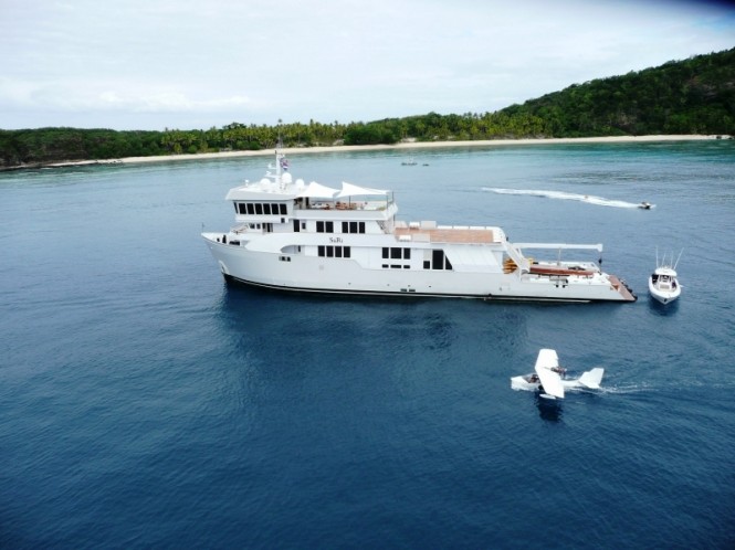 Luxury charter yacht SuRi refitted by Rivergate Marina and Shipyard