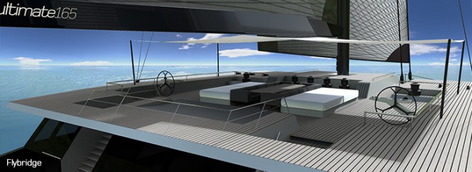 Luxury sailing yacht Ultimate 165 - Flybridge