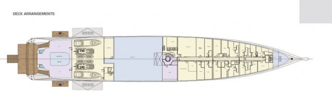 Luxury yacht MTT-Refugium - Lower Deck