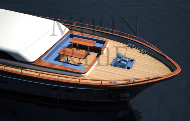 Luxury yacht Moon Ride 120 concept